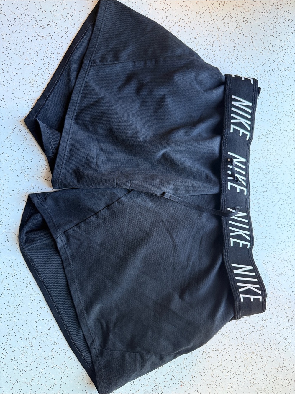 Nike Black Athletic Shorts with Branded Elastic Waistband